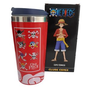 Copo Viagem One Piece Grupo De Caveiras 450ml Oficial 2