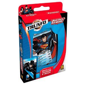 Jogo de Cartas Super Trunfo Liga da Justiça