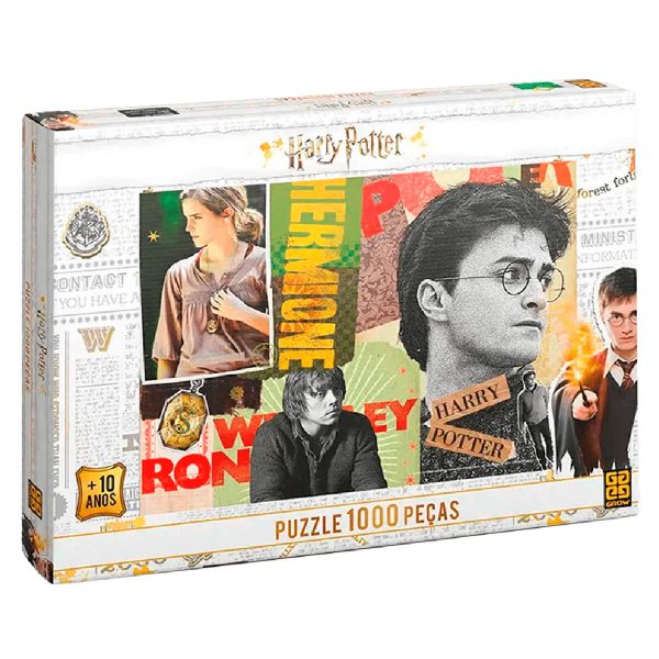 Quebra Cabeça Puzzle Harry Potter 1000 Peças Quebra Cabeça Puzzle Harry Potter 1000 Peças