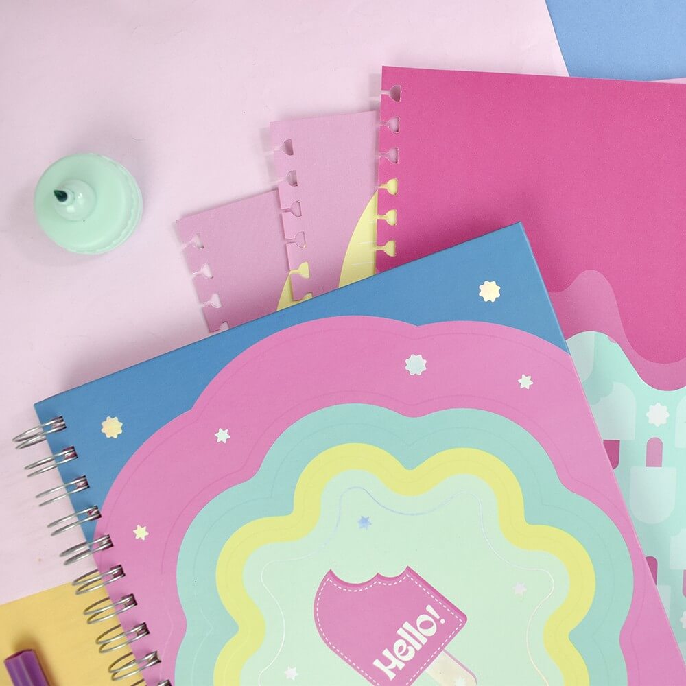Caderno Smart Universitário 80 Folhas Hello Oficial DAC 3