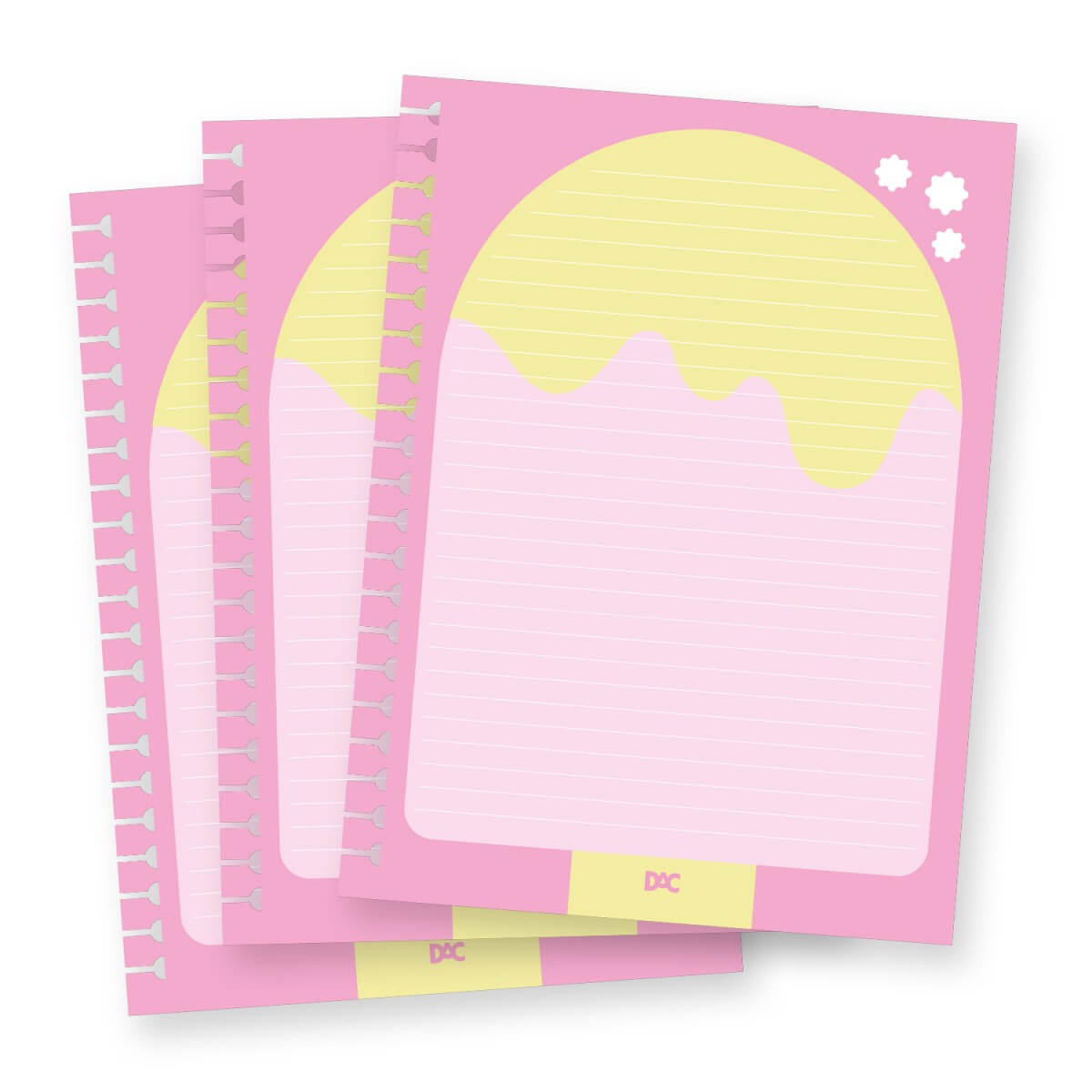 Caderno Smart Universitário 80 Folhas Hello Oficial DAC 5