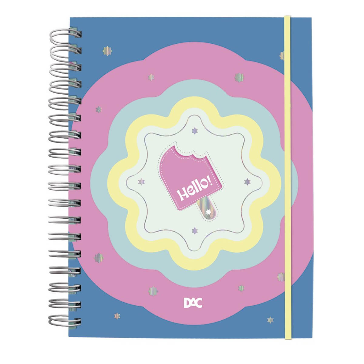 Caderno Smart Universitário 80 Folhas Hello Oficial DAC Caderno Smart Universitário 80 Folhas Hello Oficial DAC