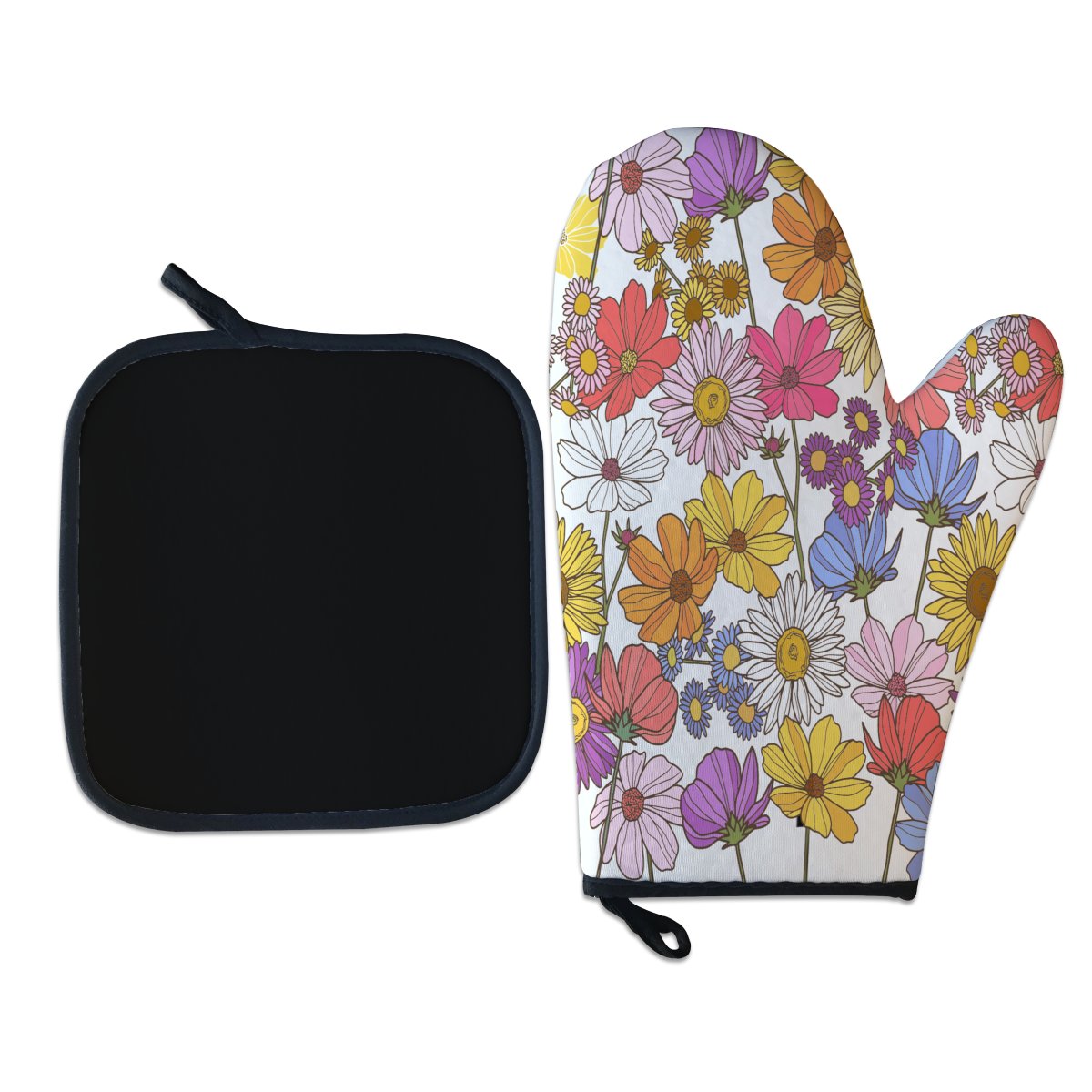 Luva Térmica Flores Da Primavera Oficial Geek Vip branco 2