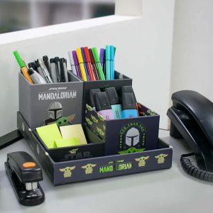 Organizador de Mesa Baby Yoda 5 Peças Oficial Dac 7