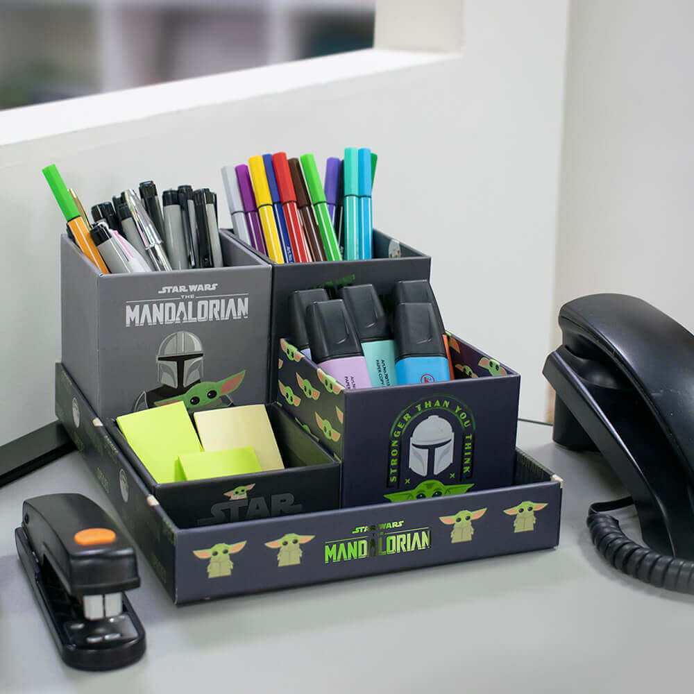 Organizador de Mesa Baby Yoda 5 Peças Oficial Dac 7