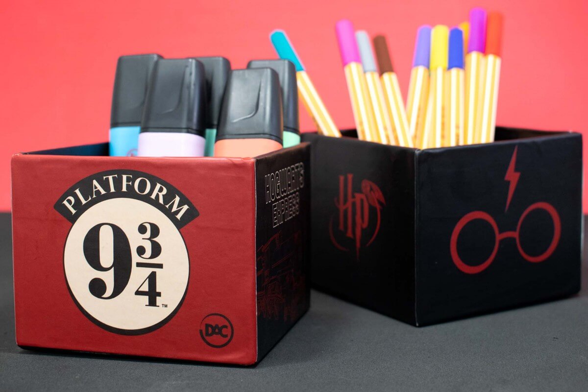 Organizadores de Mesa Harry Potter Médio 2 Peças Oficial Dac 4