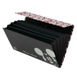 Pasta Safonada Mickey Com 6 Divisões Oficial Dac 5
