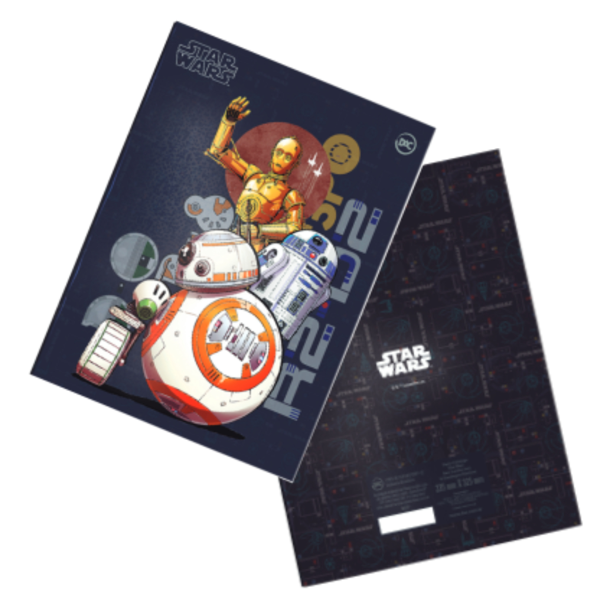 Pasta Star Wars Robos Frente e Verso Pasta Star Wars Robos Frente e Verso
