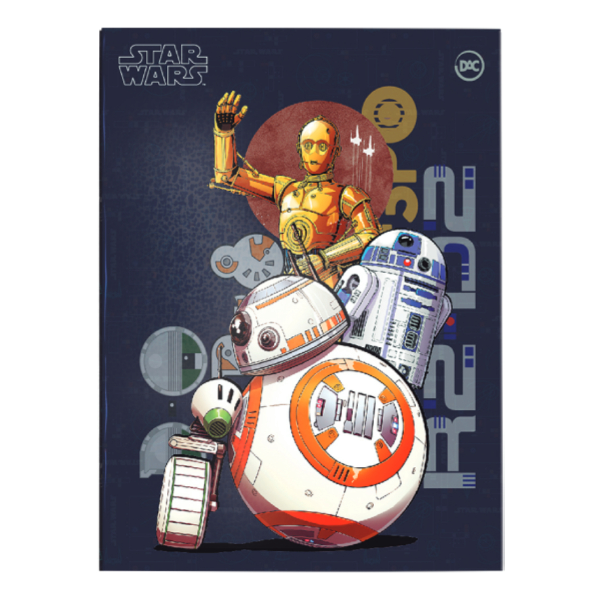 Pasta Star Wars Robos Frente