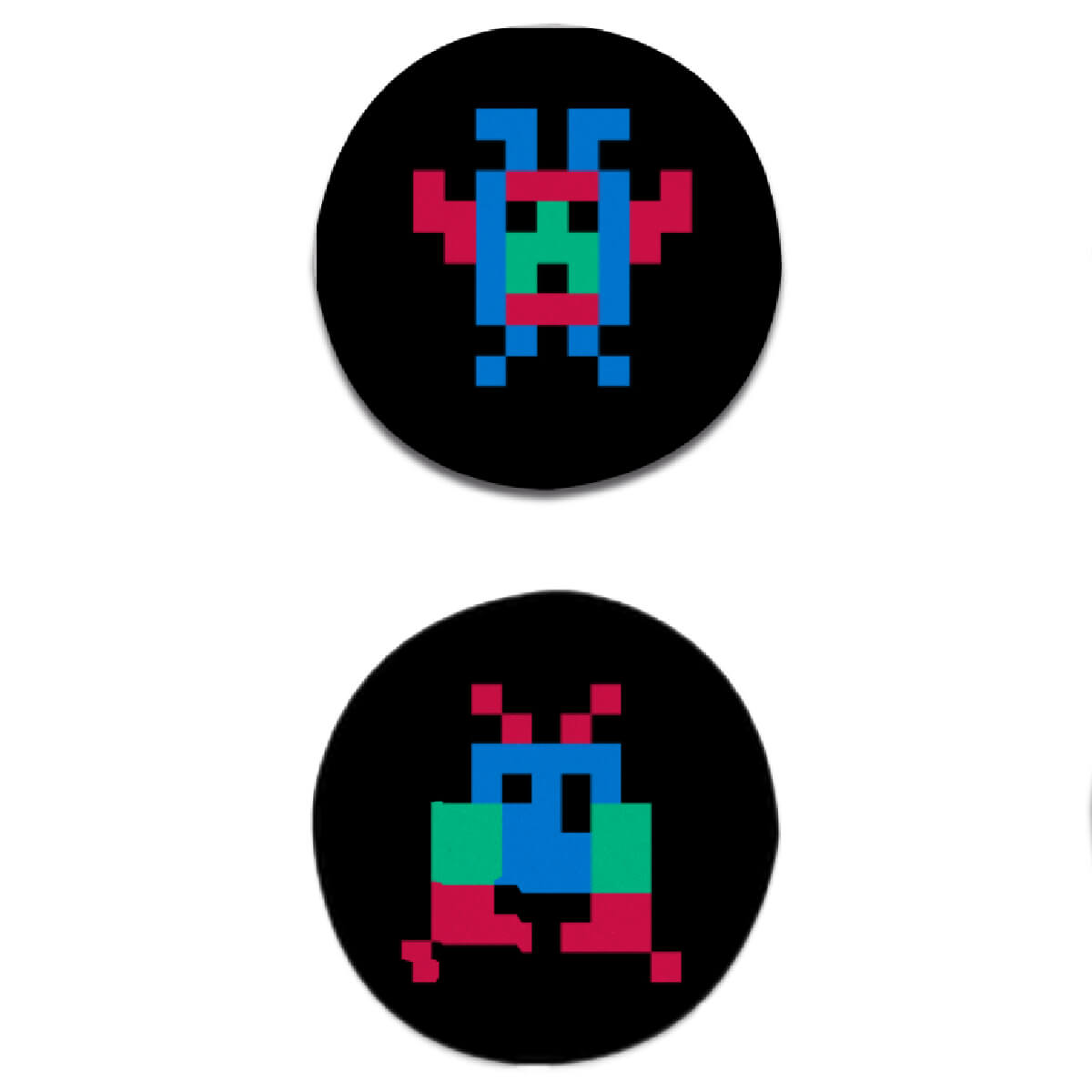 Porta Copos Monstros Pixels 2