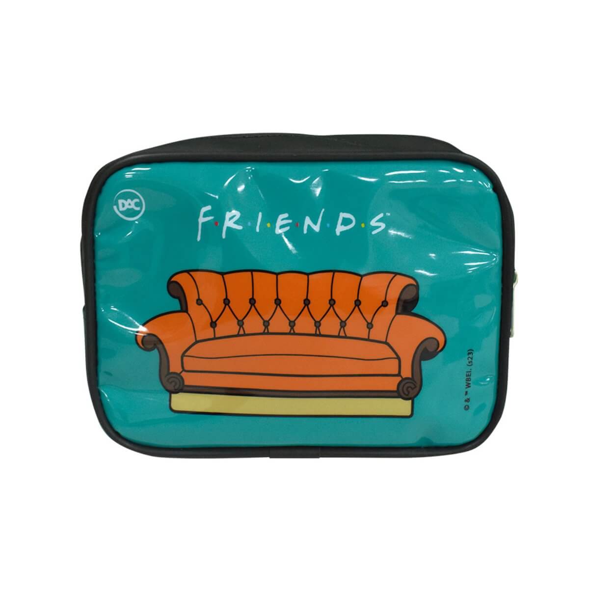 4003 - Organizador Multiuso em pvc com ziper FRIENDS_Frente 4003 - Organizador Multiuso em pvc com ziper FRIENDS_Frente