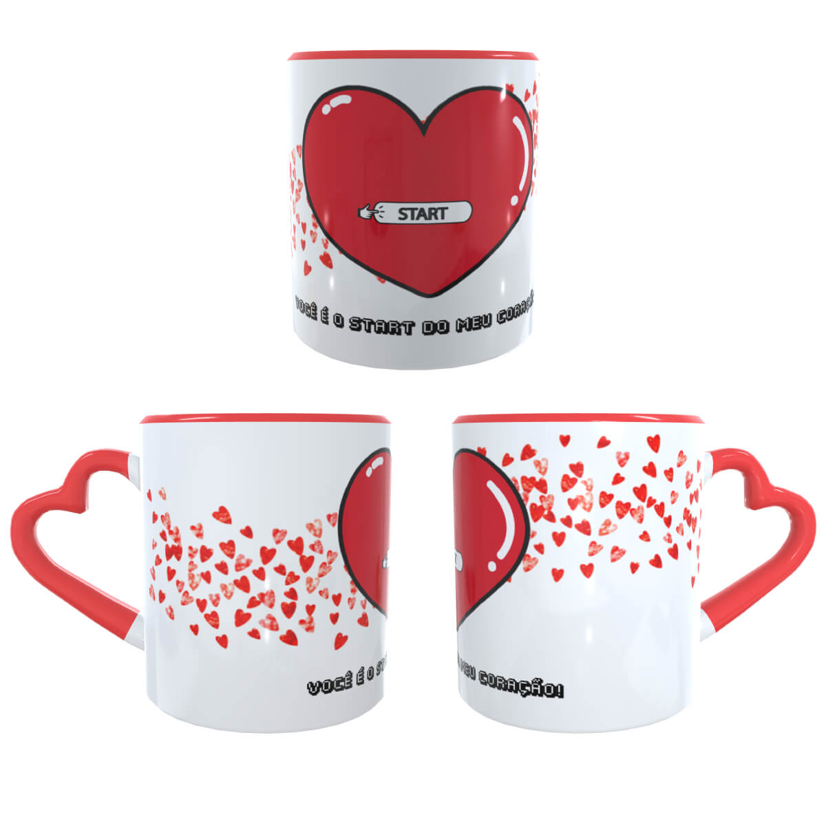 Caneca Voce e o start Juntas Caneca Voce e o start Juntas