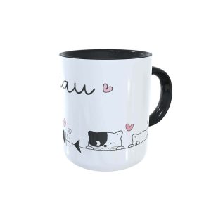Caneca Criativa Gatinhos Miau Cozinha Kawaii 3