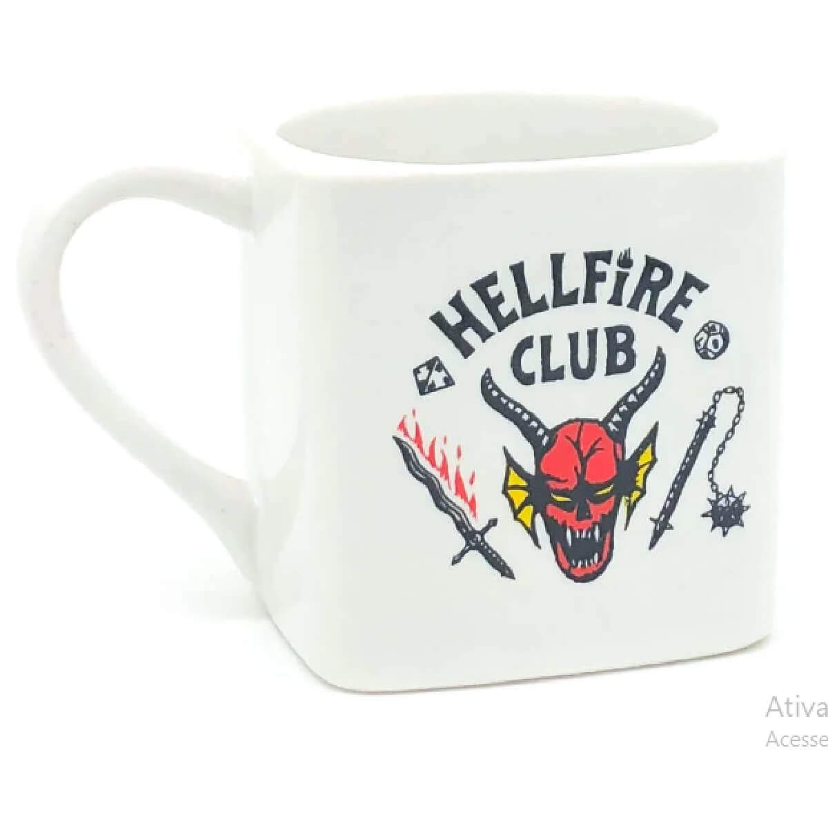Caneca Quadrada Hellfire club