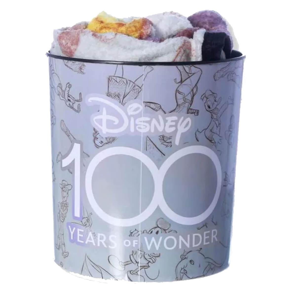 Kit Manta e Balde de Pipoca 5L Oficial Disney 100 Mickey 3