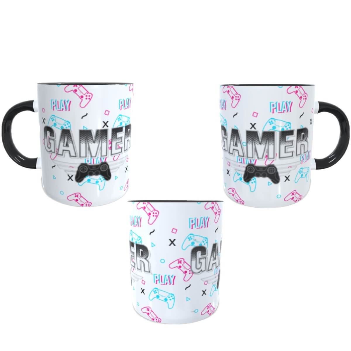 Caneca Gamer Play