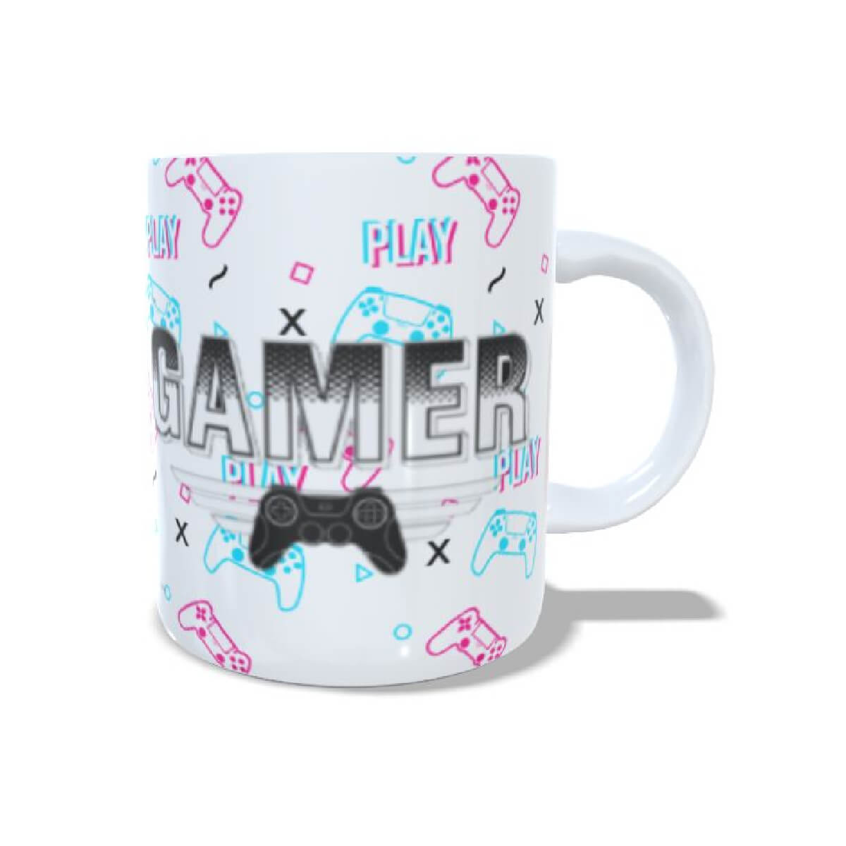 caneca gamer play branca 3