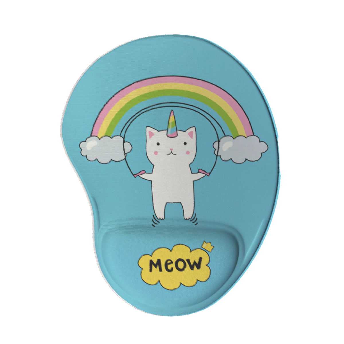 Mousepad gatinho unicornio saltitante Mousepad gatinho unicornio saltitante