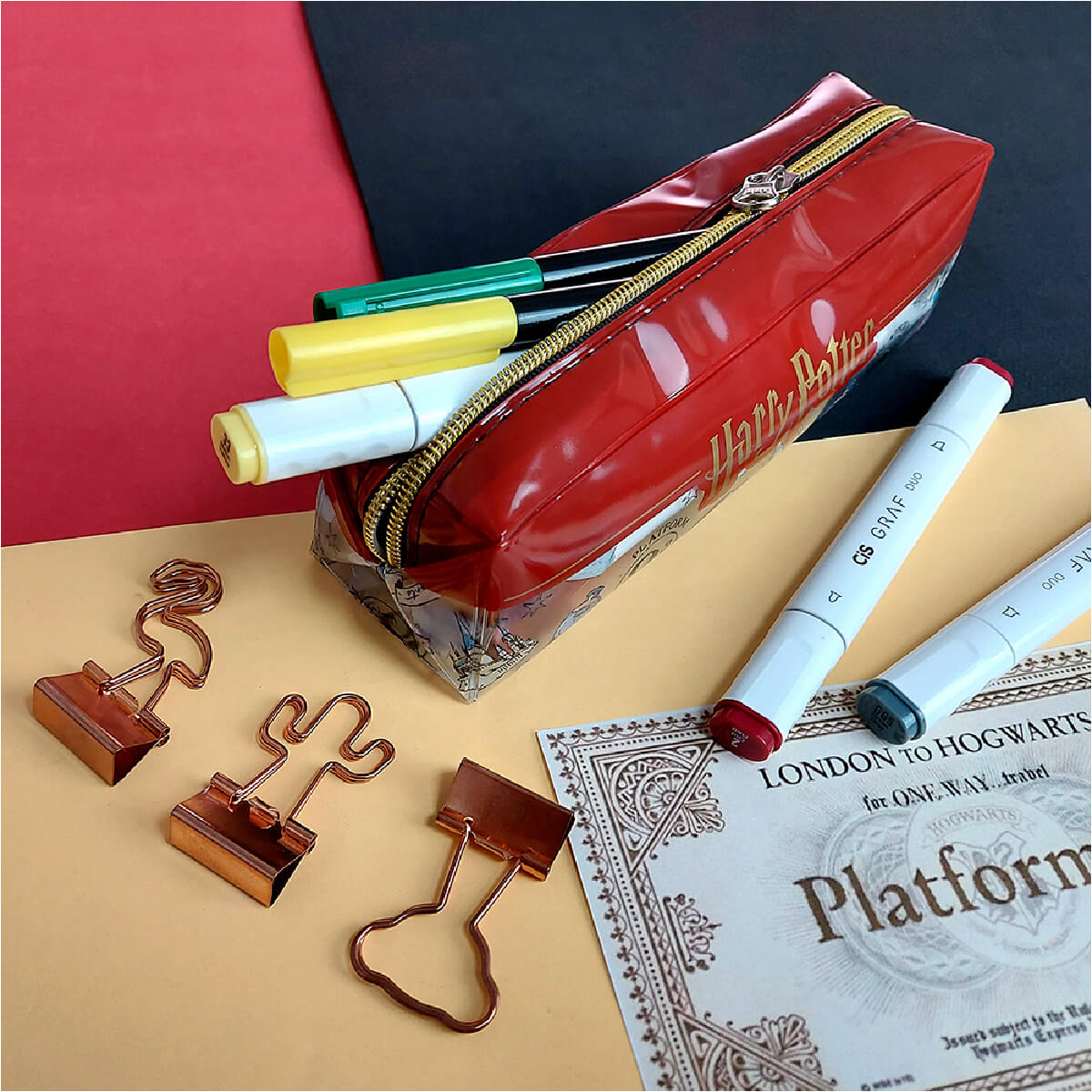 Estojo Harry Potter PVC ilust