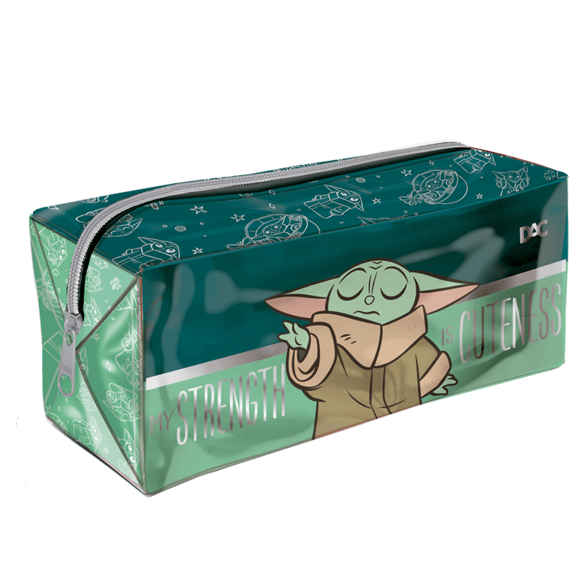 Estojo escolar estampado Baby Yoda Estojo escolar estampado Baby Yoda