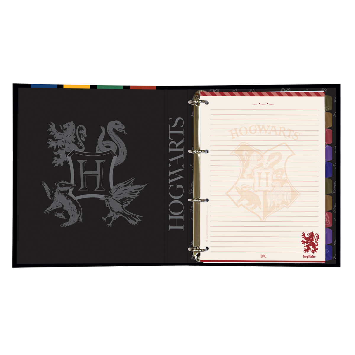 Fichario HP Hogwarts Dentro
