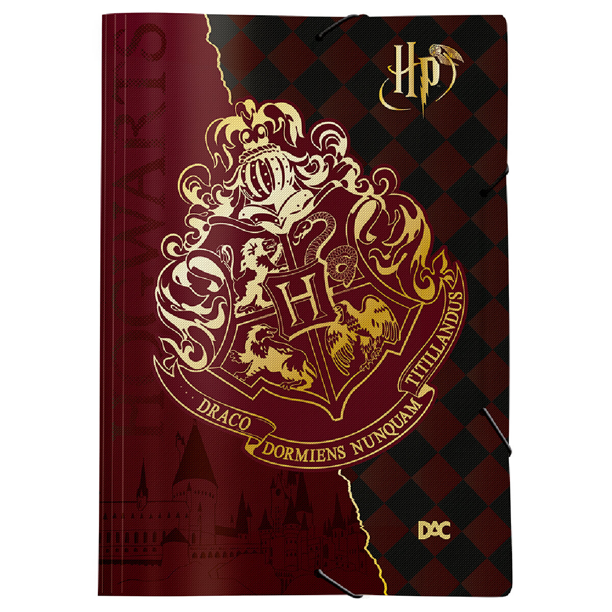 Pasta Com elastico Harry Potter Pasta Com elastico Harry Potter