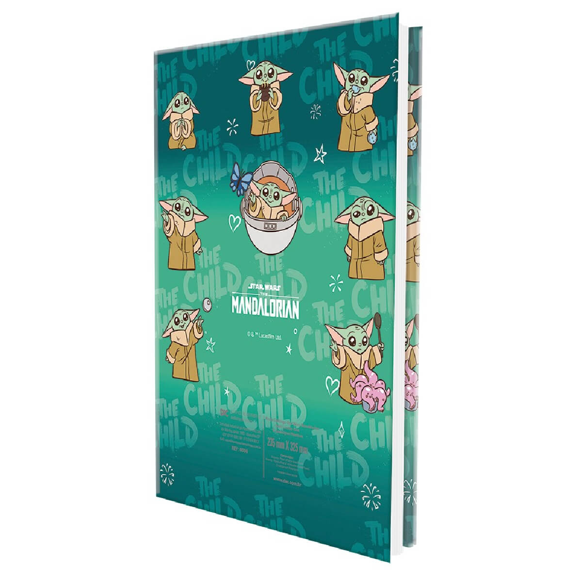 Pasta catalogo baby Yoda Lado