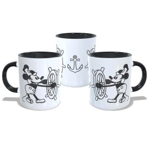 Caneca Mickey Steamboat Willie Clássico