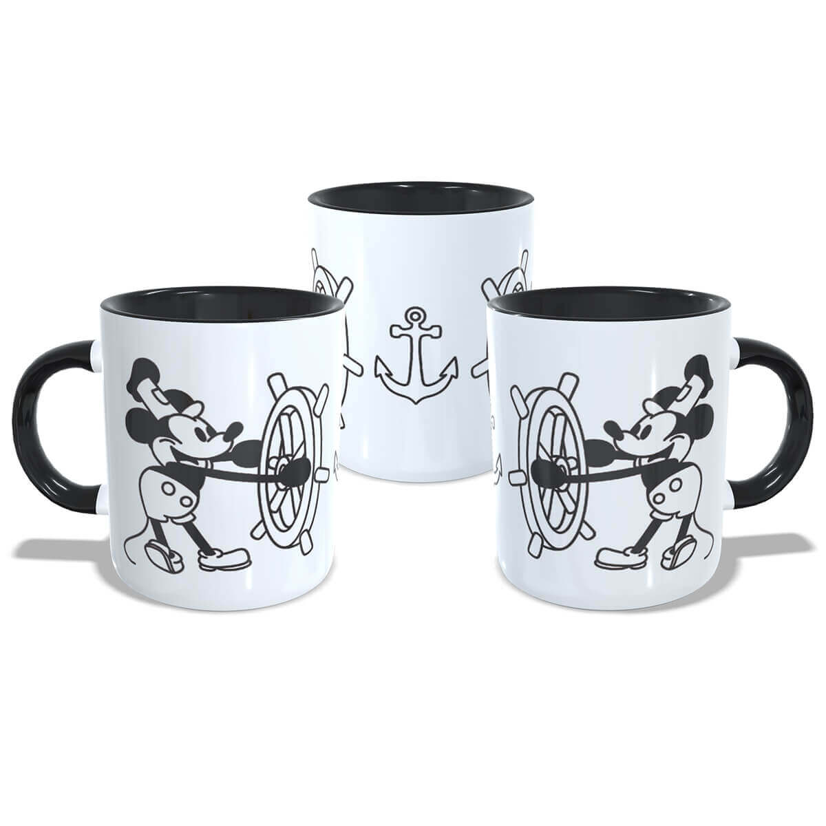 Caneca Mickey Steamboat Willie Clássico