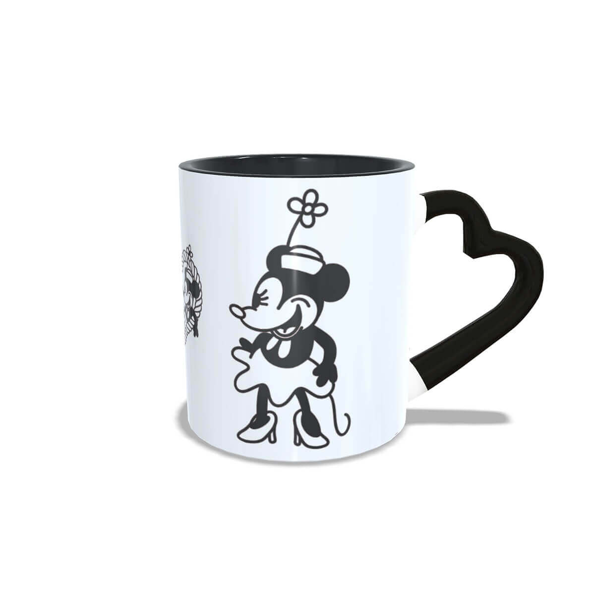 Kit 2 canecas casal Minnie e Mickey Steamboat Willie
