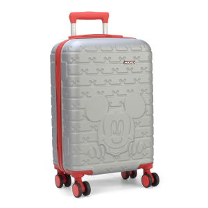 Mala de viagem com Rodinha Mickey Mouse Prata2