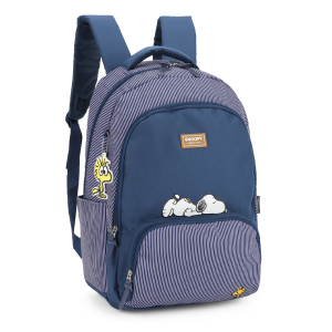 Mochila Escolar Snoopy Azul2