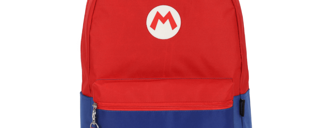 Mochila Escolar Super Mario Logo