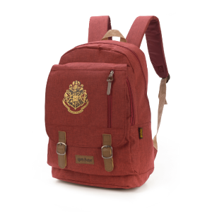 Mochila Harry Potter Com Divisão Para Notebook Vinho - Imagem 3