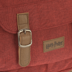 Mochila Harry Potter Alça Couro Vermelha6
