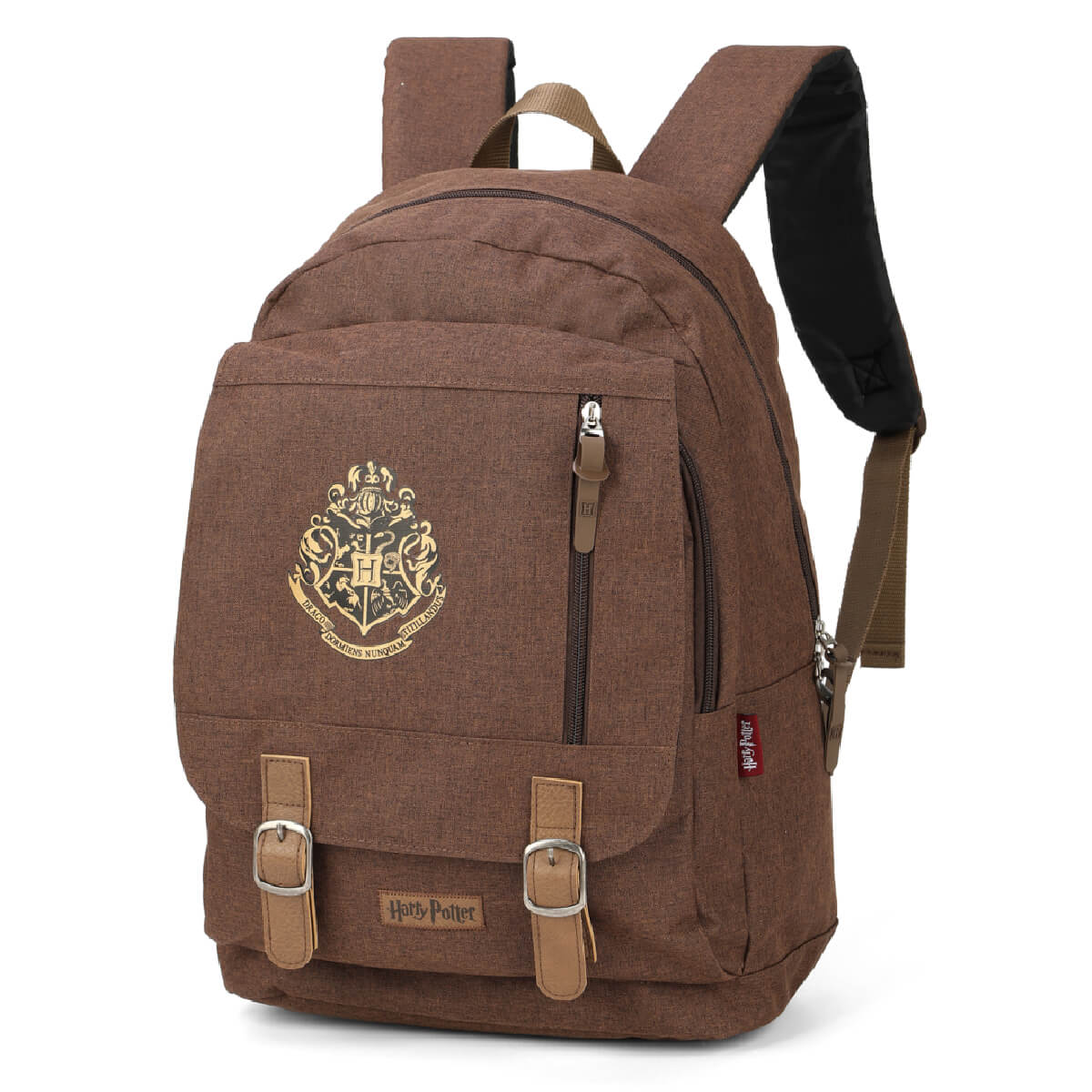 Mochila Harry Potter Com Divisão Para Notebook Marrom 3