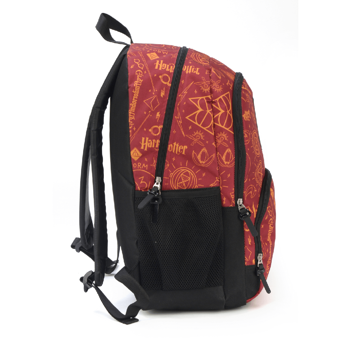 Mochila Harry Potter Ícones Vermelho4