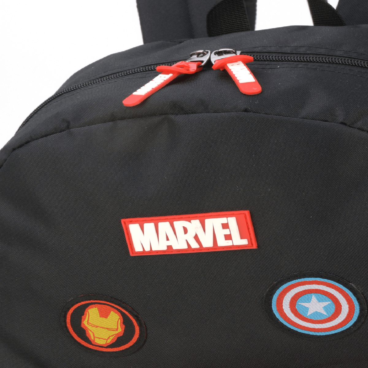 Mochila Marvel Ícones Heróis Preto4