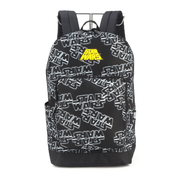 Mochila Star Wars Logos Preta Mochila Star Wars Logos Preta