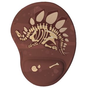 Mouse pad ergonômico Dinossauro Estegossauro Fóssil