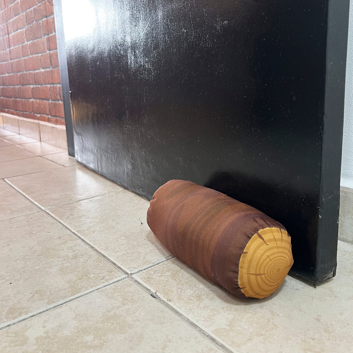 Peso de porta divertido tronco de árvore