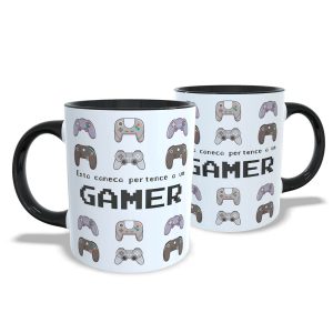 Caneca Gamer - Controles de Videogame