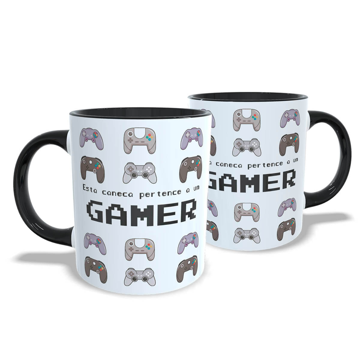 Caneca Gamer - Controles de Videogame
