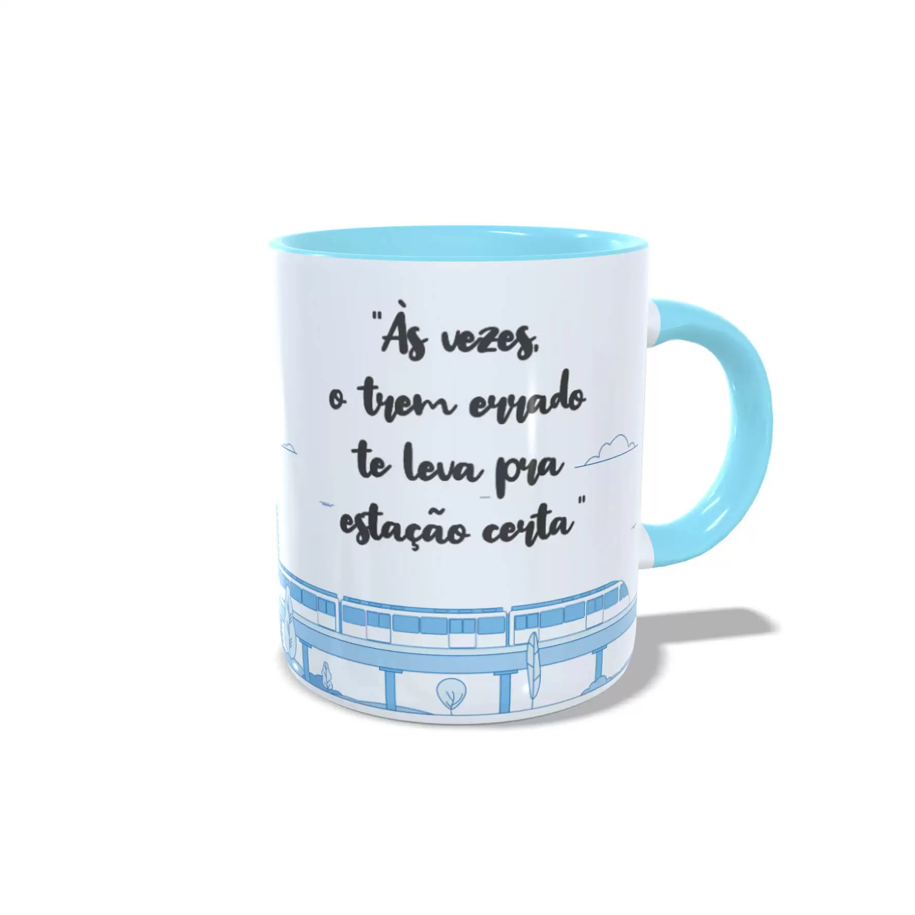 Caneca Criativa Frases de Dorama - Pousando no Amor