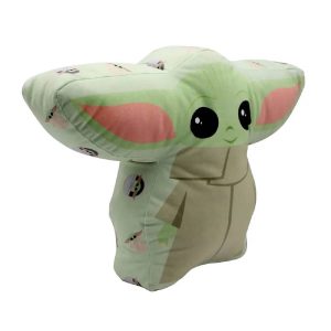 Almofada Decorativa Formato Baby Yoda Star Wars