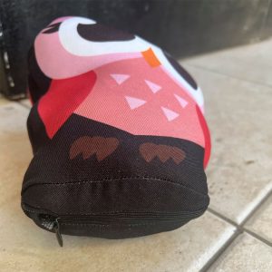 Peso de porta criativo Coruja Fofa Kawaii Rosa