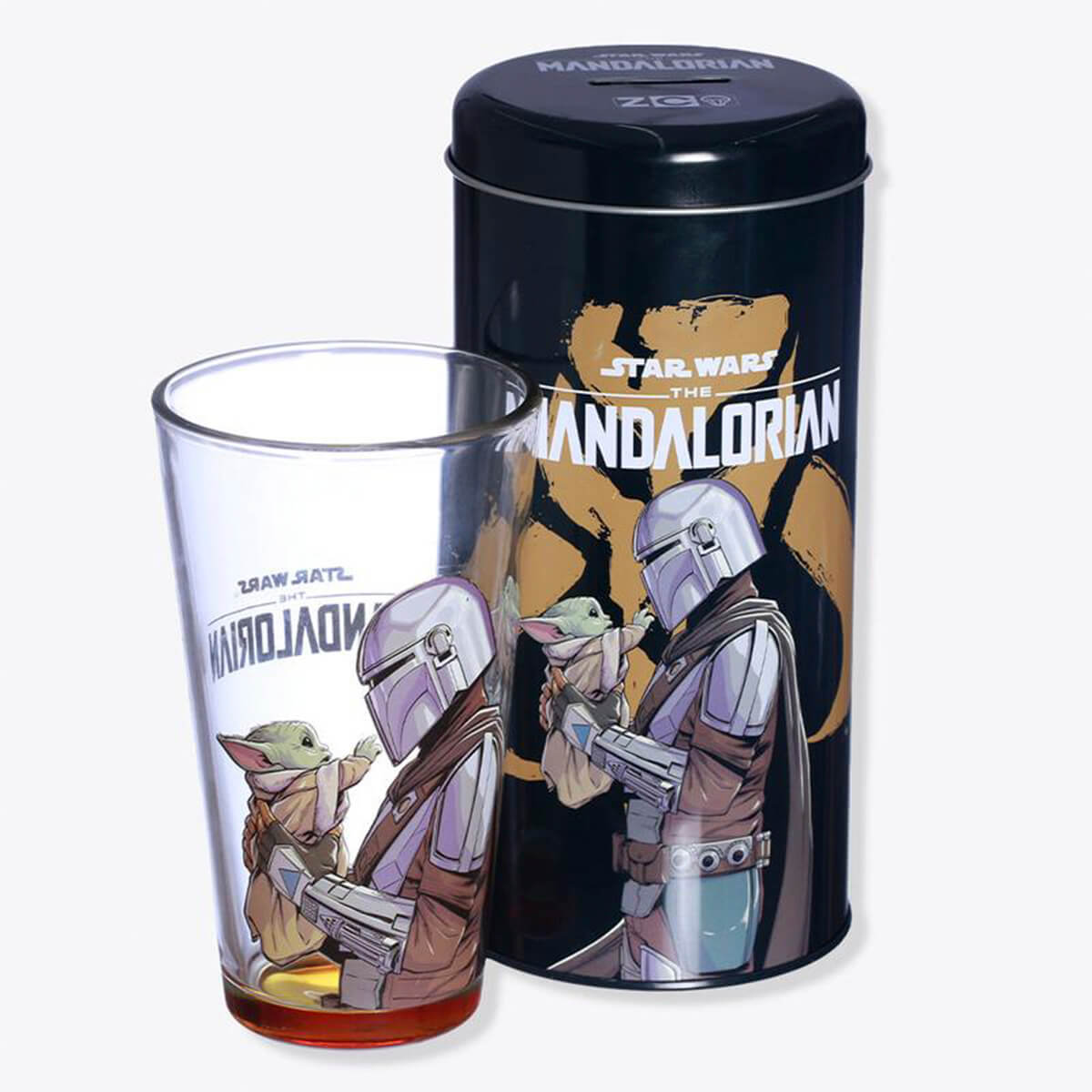 Copo Incan 500ml com Cofre The Mandalorian Oficial Copo Incan 500ml com Cofre The Mandalorian Oficial
