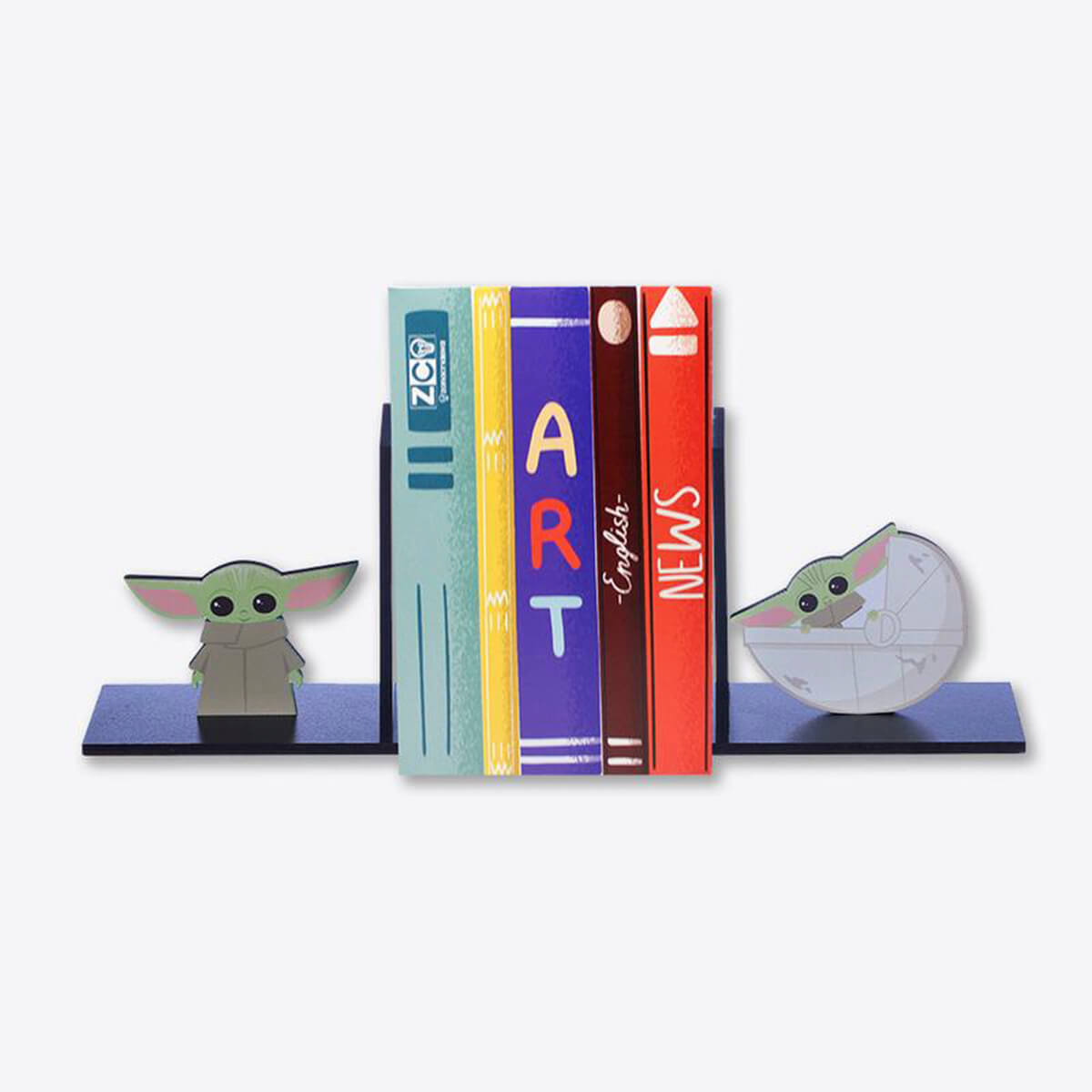 Porta Livros Aparador Baby Yoda Decoração Geek