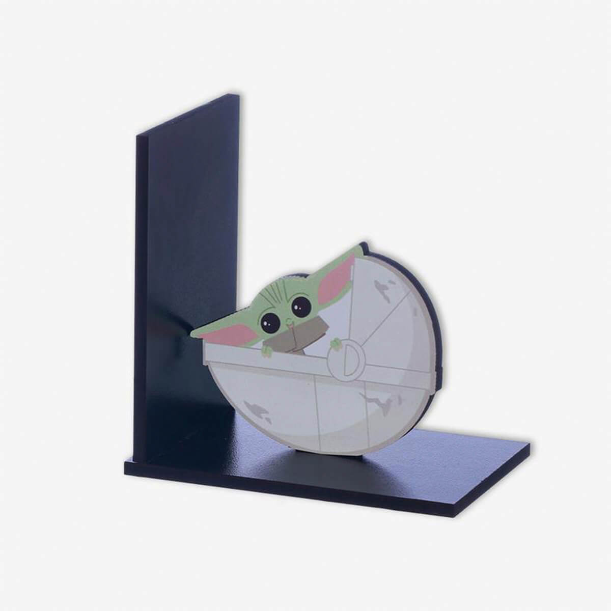 Porta Livros Aparador Baby Yoda Decoração Geek