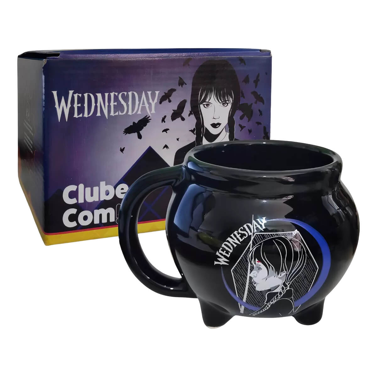 Caneca Wandinha caldeirão Caneca Wandinha caldeirão